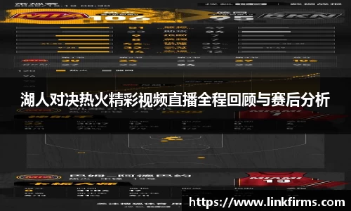 湖人对决热火精彩视频直播全程回顾与赛后分析